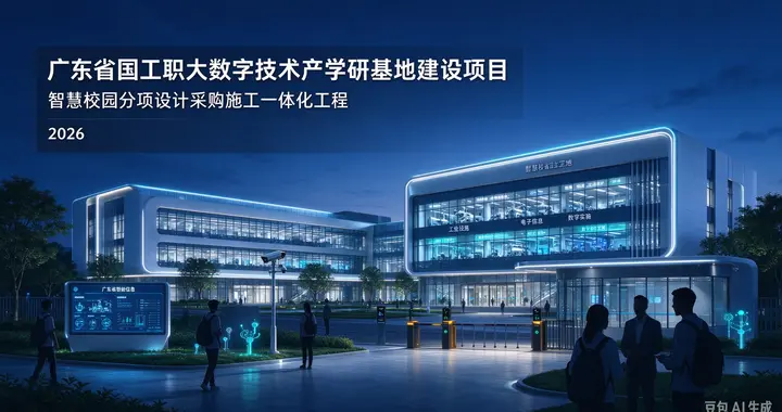 广东省国工职大数字技术产学研基地（智慧校园分项）EPC 工程中标