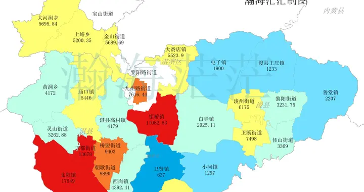2024年鹤壁市各乡镇街道一般公共预算收入