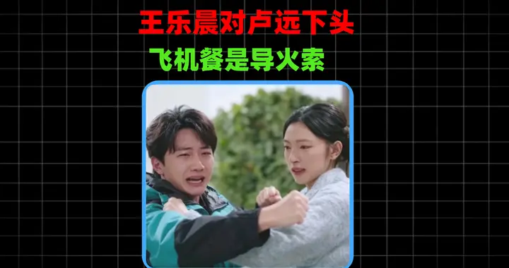 卢远吃了王乐晨的飞机餐：男方彻底下头了