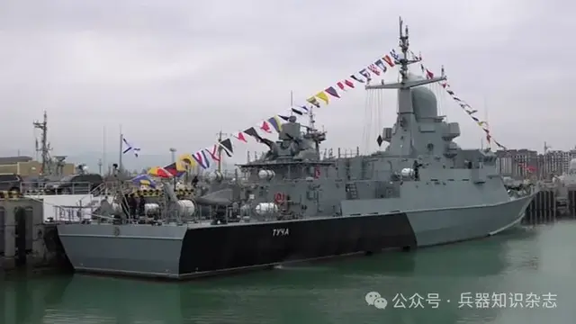 俄罗斯海军22800型轻型护卫舰“图查”号服役，目前只能留在里海