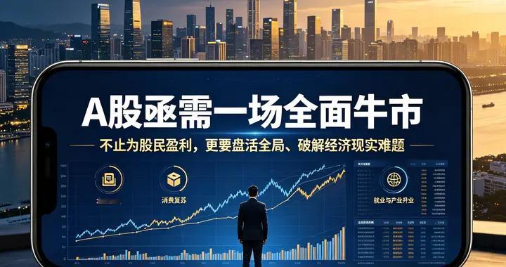 A股亟需一场全面牛市：不止为股民盈利，更要盘活全局、破解经济