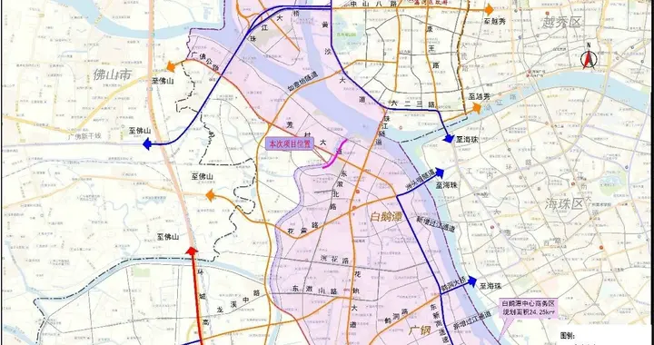 花地河东侧道路（鹅潭大道—醉观公园段）来了，总投资1.41亿元