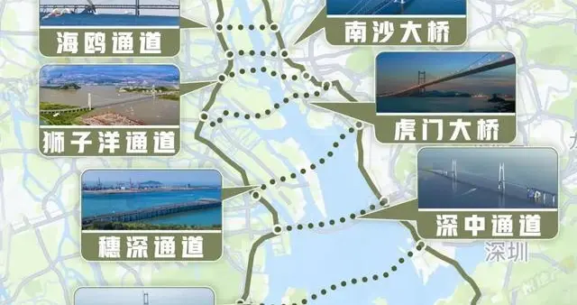 全长12.89公里的南沙大桥总投资120亿，最高性价比的珠江口通道！