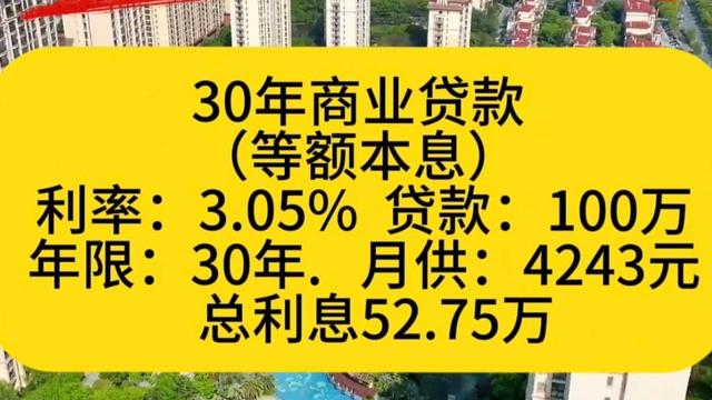 gg喜欢发图文：同样贷100万30年，商