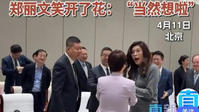 天际自由游走的云朵：【惊喜失控！郑丽文大