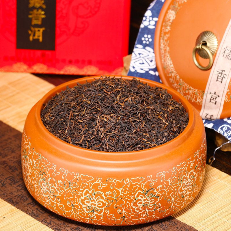 十年陈糯香宫廷金芽熟茶