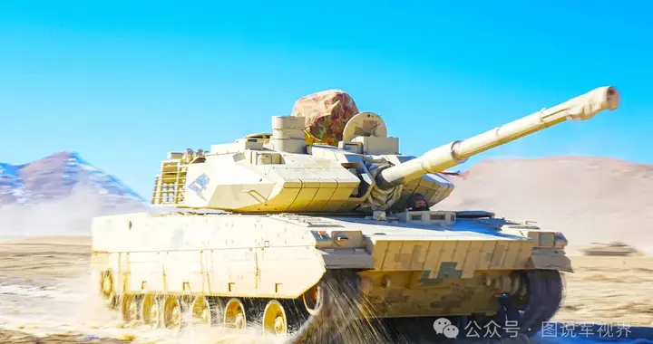 新疆军区15式轻型坦克射击训练好图