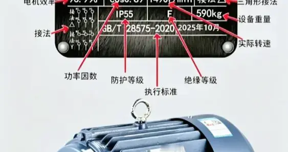 电工知识分享-电动机铭牌型号含义