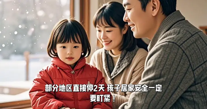 暴雪预警升级，多省停课两天，快回家吧！