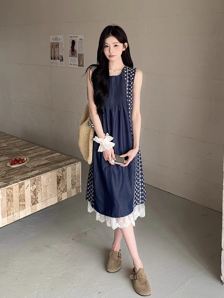 「法式蕾丝裙｜夏日慵懒复古风」