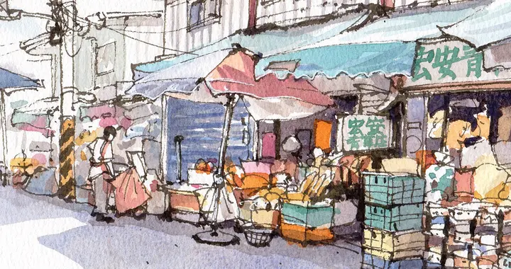 她画12年2500幅手绘，走一步画一步，根本卷不动！看完忍不住喜欢