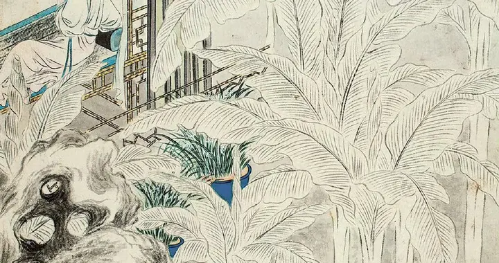 顾洛《春闺怡情图册》：十二帧春闺景，藏着清代仕女的细腻心事