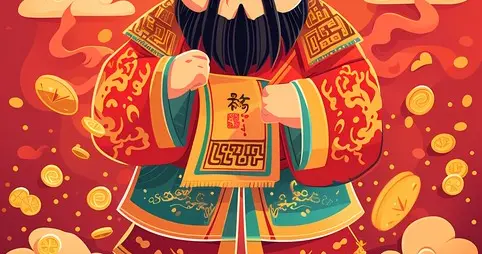 正月初五迎财神