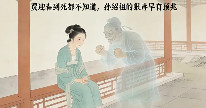 贾迎春到死都不知道，孙绍祖的狠毒早有预兆，只因为这1句话