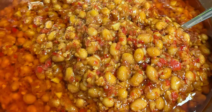 家常黄豆辣椒酱巨下饭