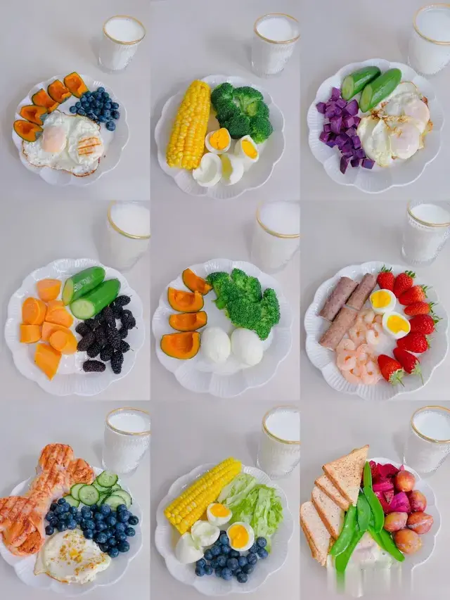 减脂早餐合集??易瘦体质吃出来！吃瘦不饿瘦