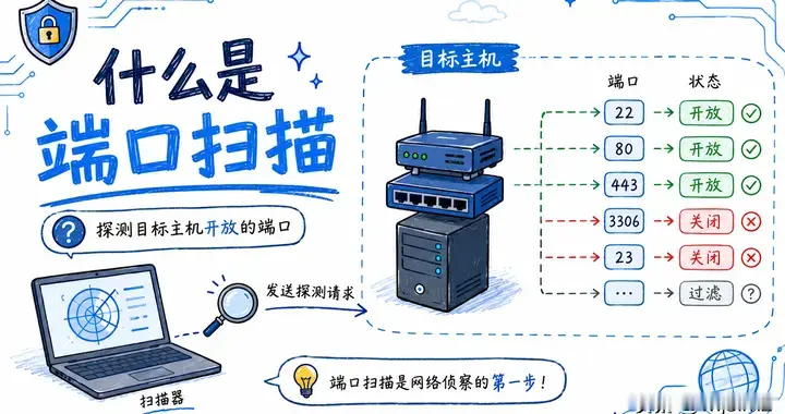 为什么黑客和网工都爱用端口扫描？答案其实很简单