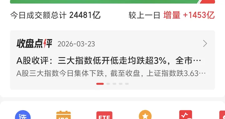暴力下杀！！23日全天收盘“豆包”最新盘面分析与明日走势预判