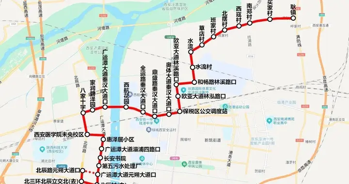 出行注意！西安这条公交线路将线路调整，6个站点取消...