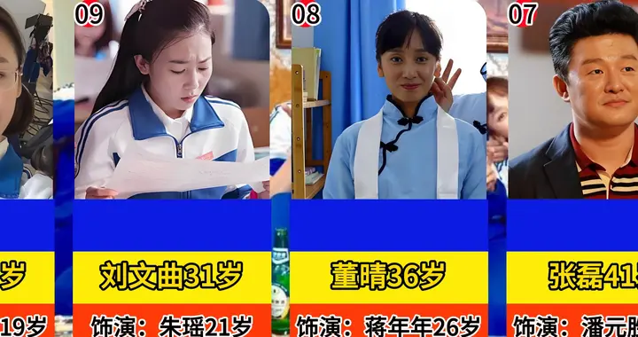 《最好的我们》演员今昔对比，十年过去，主演都大变样了