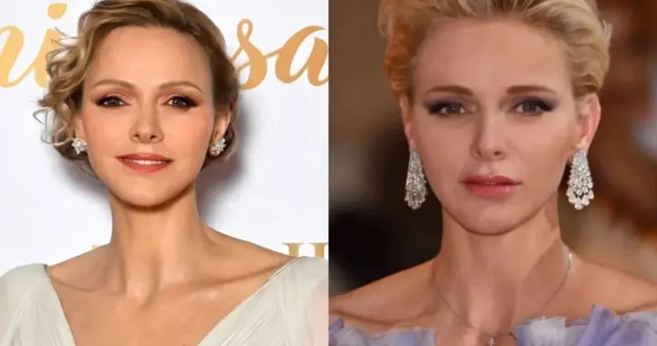 看开了！摩纳哥王室亮相圣诞舞会，夏琳王妃重回颜值巅峰，太美了