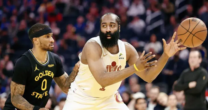 一传一攻！哈登19+5终结比赛 米切尔带伤25+6，骑士确定杀进季后赛