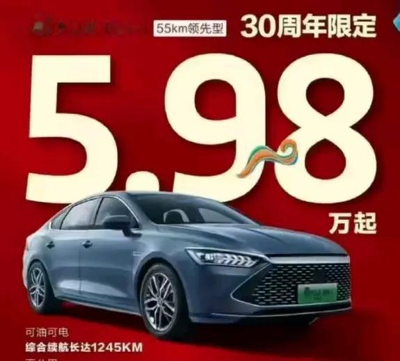 5.98万的秦其实早就说明白了，比亚迪一旦进入智驾市场将一片惨叫