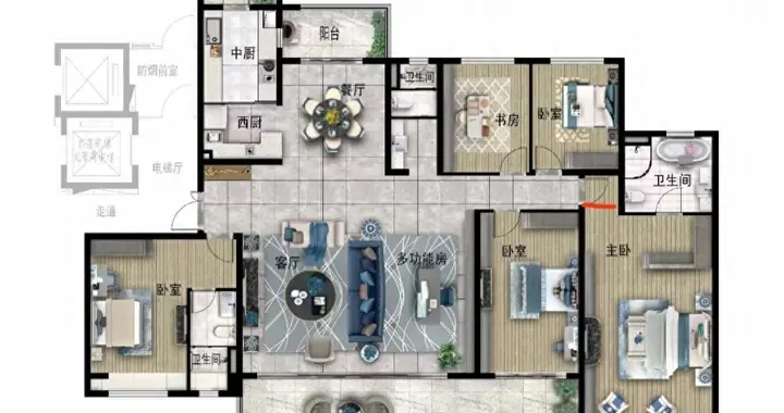 268㎡隐奢大宅，藏着多少生活梦想？