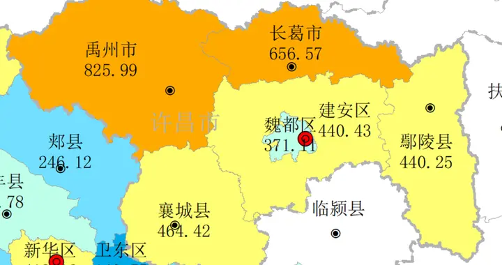 2025年许昌市各区县功能区生产总值，禹州市总量增速双第一