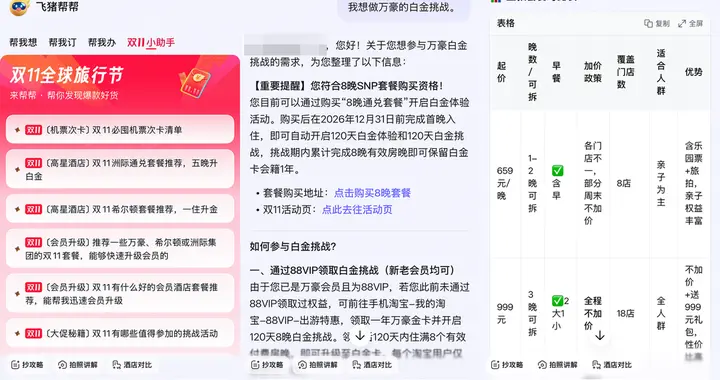 双11旅游商品比价、预约太麻烦？飞猪帮帮“双11小助手”上线