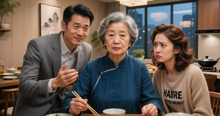 我给归国的孙子夹菜，他却用法语骂我，我反手收回千万家产