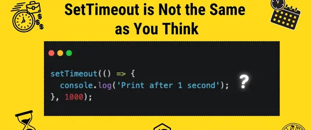setTimeout 出大 bug？为什么需要 setBigTimeout？