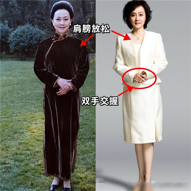 看了朱琳和黄梅莹的穿搭，我才发现：比起颜值，仪态＋打扮更重要