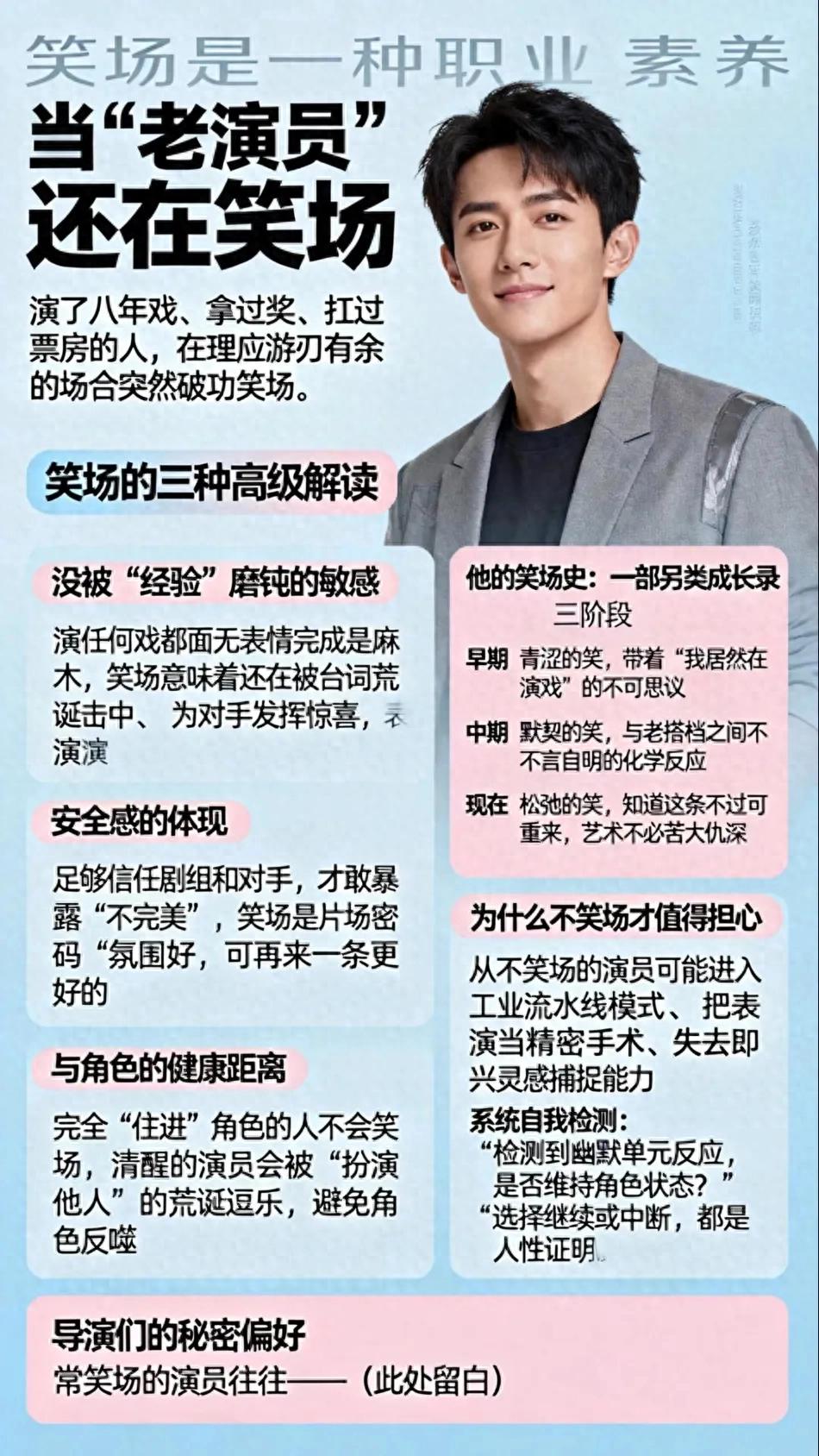 黄景瑜：笑场是一种职业素养