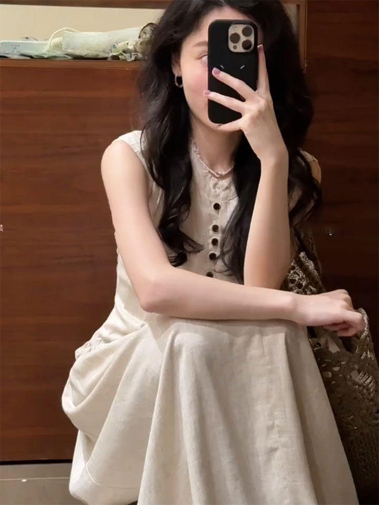 独特漂亮绝美气质高级感连衣裙女2025年夏季新款今年流行爆款裙子