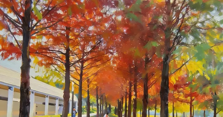 早晨，桂湾河！