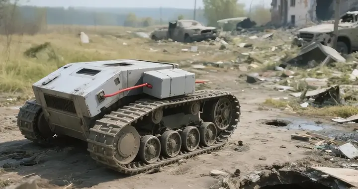 全球首例！机器人击毁装甲车，1台干废11个俄军，战场要变天？