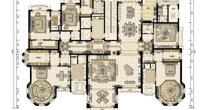 668.8㎡奢华大平层：开启理想生活新范式