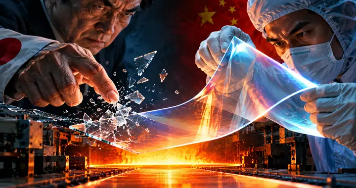 日本叫嚣"一块玻璃卡死中国"！中国：用 AI 炼出 0.1 毫米超薄玻璃！
