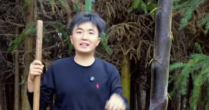 徐三娃挖笋忙到天黑曝光！本是日常分享！却被网友拿坐牢梗警告？