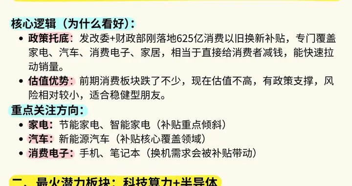 别乱追高！节后A股潜力板块全拆解，相关概念龙头梳理！