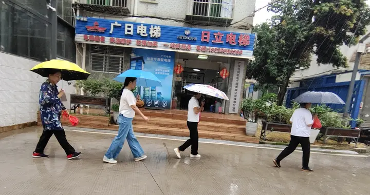 冒雨赴约制龙舟 志愿服务暖端午