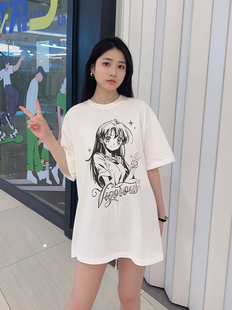 cleanfit🤍美少女印花T