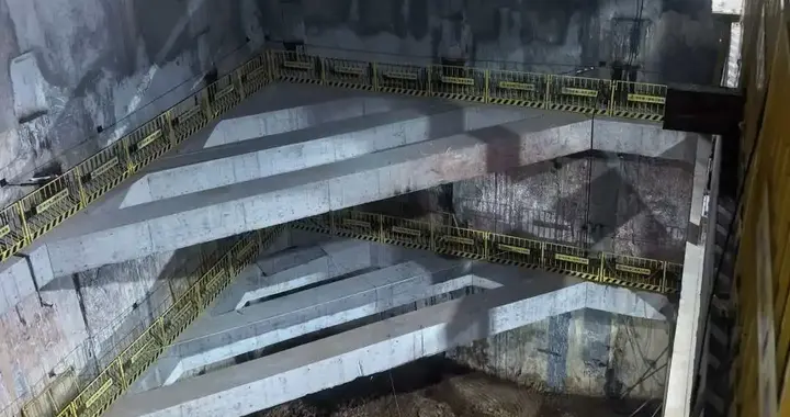 广州地铁8号线江高站基坑开挖提前完成 综合接地施工启动