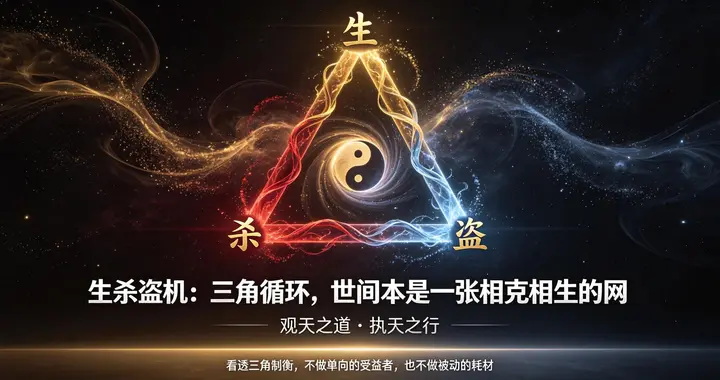 生杀盗机：三角循环，世间本是一张相克相生的网