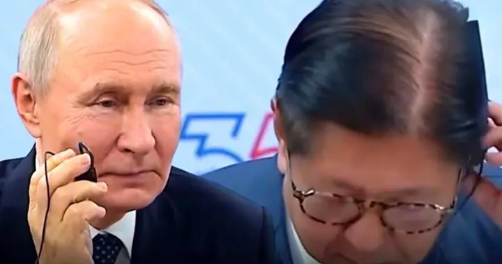 会见普京却犯低级失误？小马科斯被点破瞬间脸红，这记下马威太狠