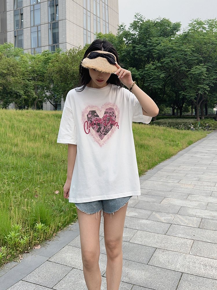 甜妹儿💗爱心T恤