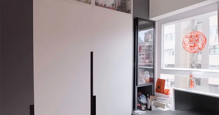 香港夫妻买下42㎡婚房，用46W装修后和丈母娘一起住，还挺实用！