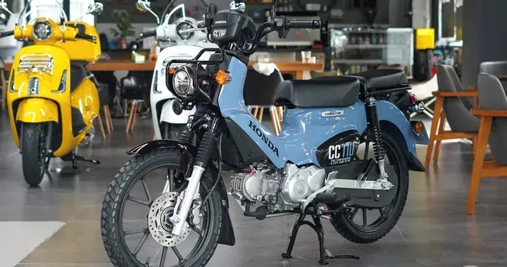 前轮ABS+百公里1.46L油耗，新大洲本田Cross Cub复古弯梁...