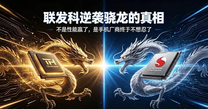 联发科打败骁龙，赢的不是性能，是厂商不想被收割